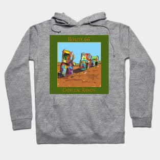 Cadillac Ranch, Route 66 Hoodie